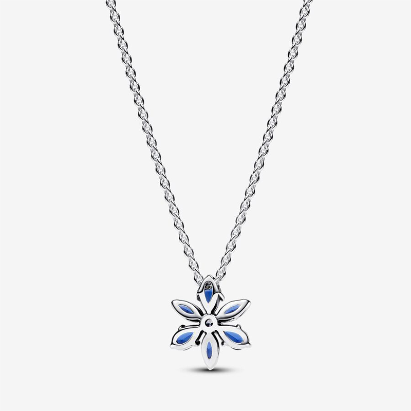 Blue Flower Necklace